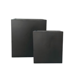 Modern Tall Fiber Clay Rectangular Planter