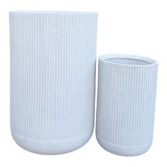 Pisa-Fiber Clay Circular pot