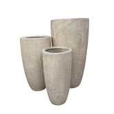 Honor-Texa Desert Beige Fiber Clay Tall Pot