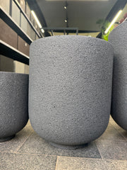 Modern Textured Round Planter Pot