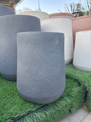 Elara-Fiber Clay Circular pot