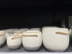 Ceramic Hanging Pot – Elegant & Space-Saving Design