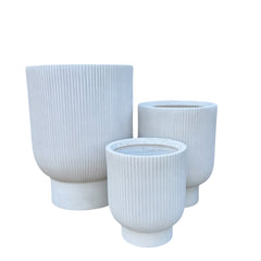 Marta-Fiber Clay Circular Pot