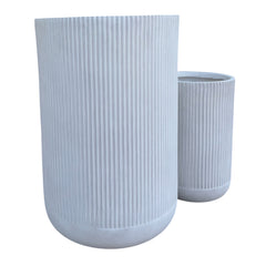 Pisa-Fiber Clay Circular pot