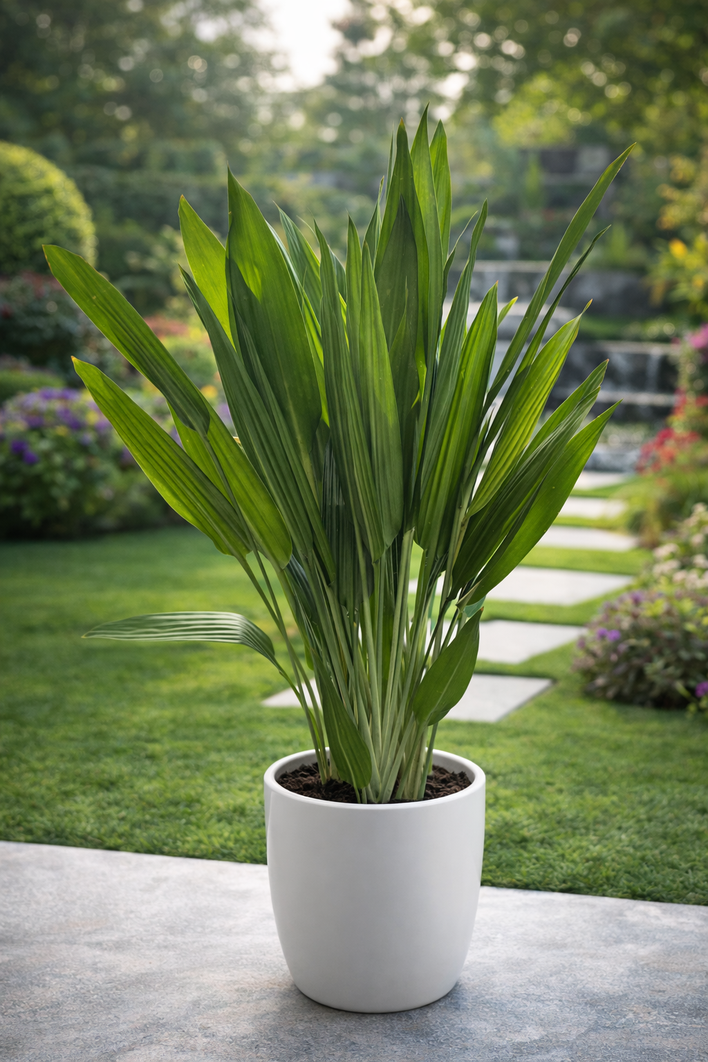 🌿 ASPIRADAS - Long pot White Pot / 100‑120CM