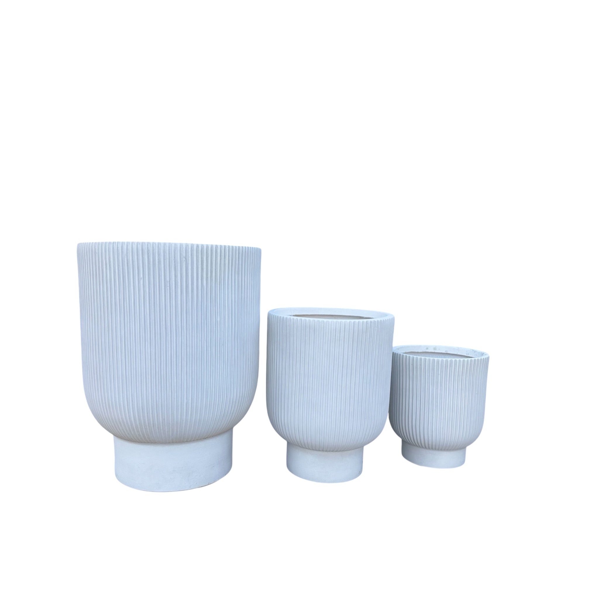 Marta-Fiber Clay Circular Pot