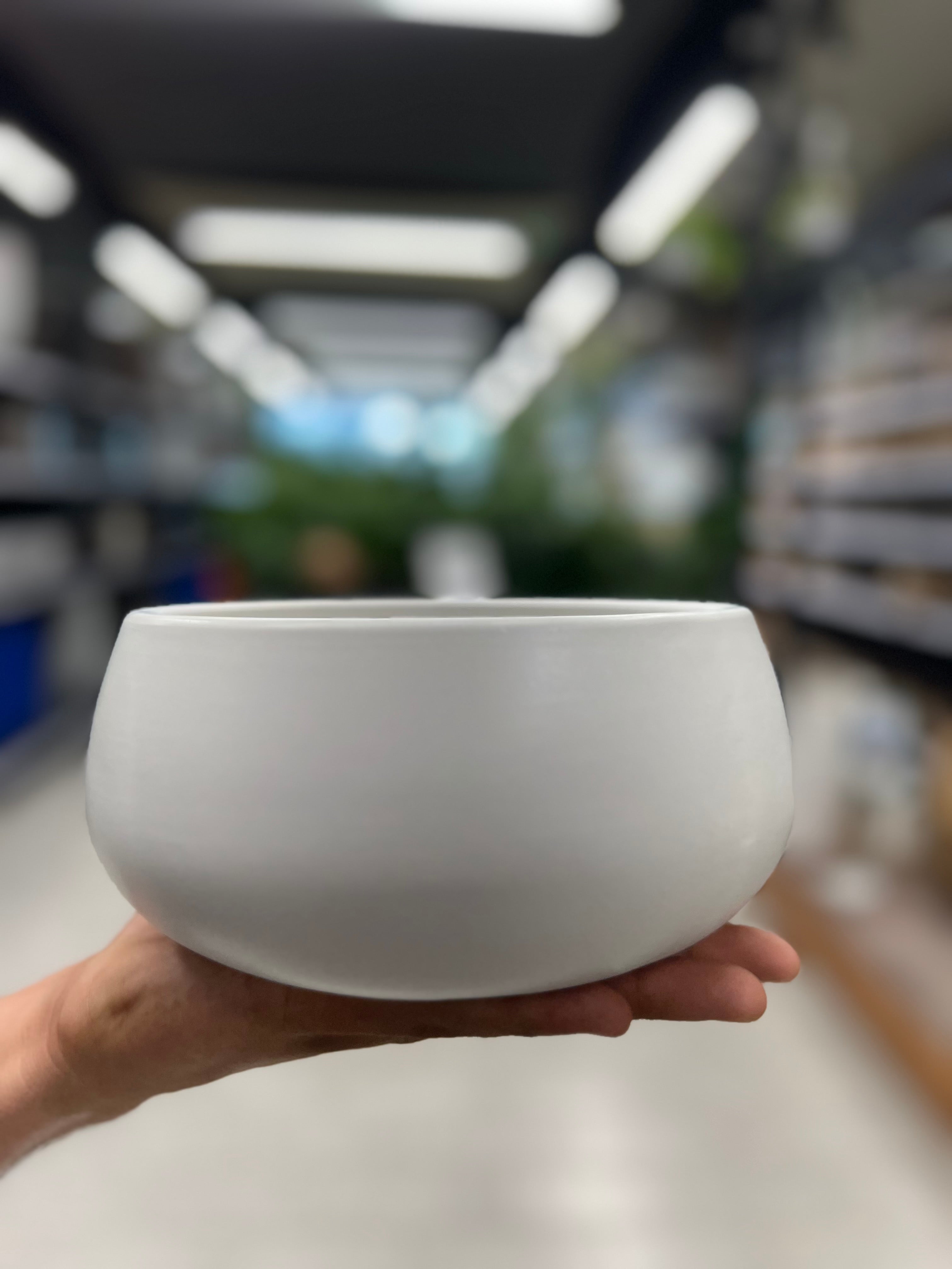 Ceramic Ball Shape Table Top Pot