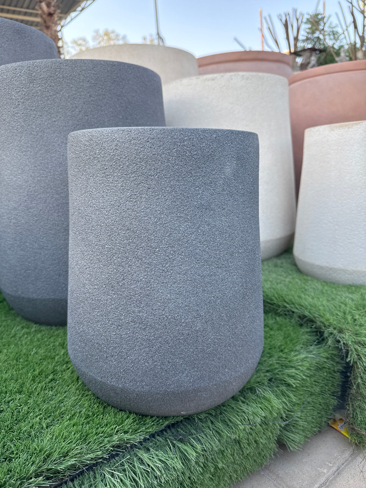Elara-Fiber Clay Circular pot