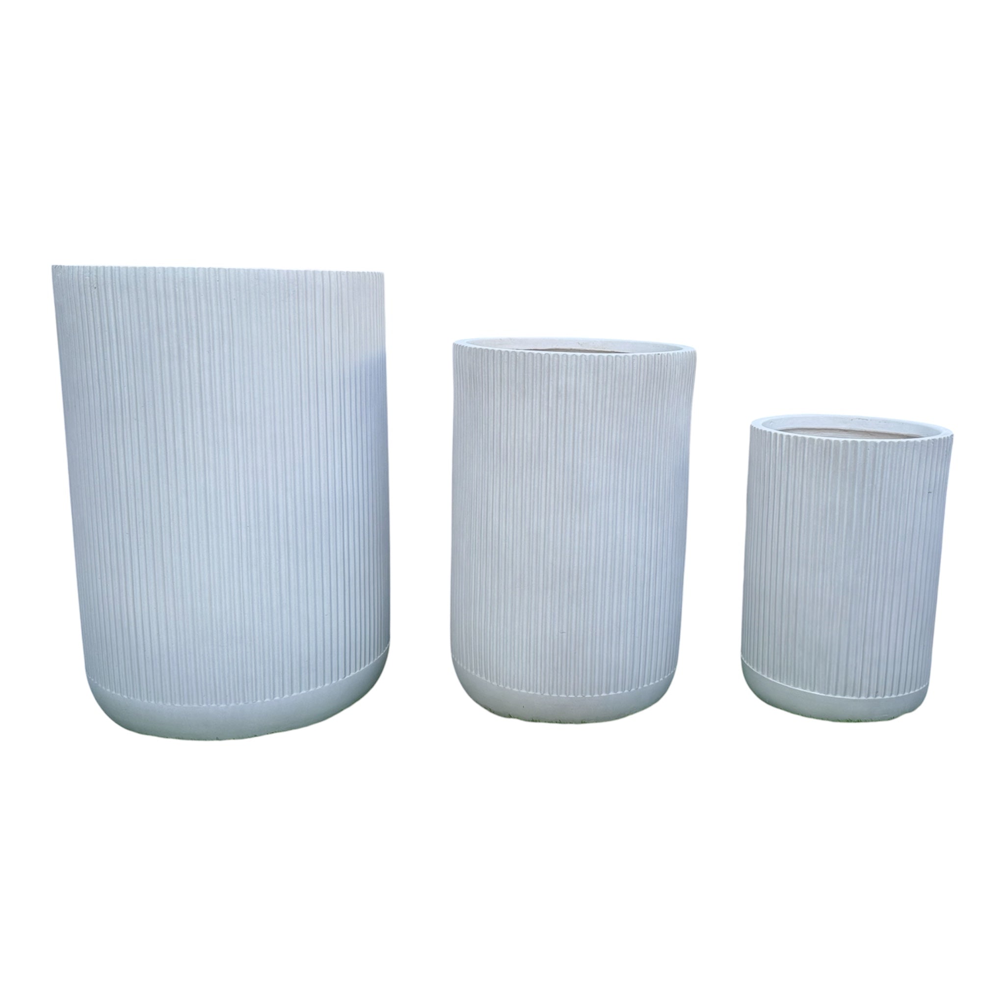 Pisa-Fiber Clay Circular pot