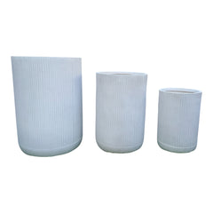 Pisa-Fiber Clay Circular pot