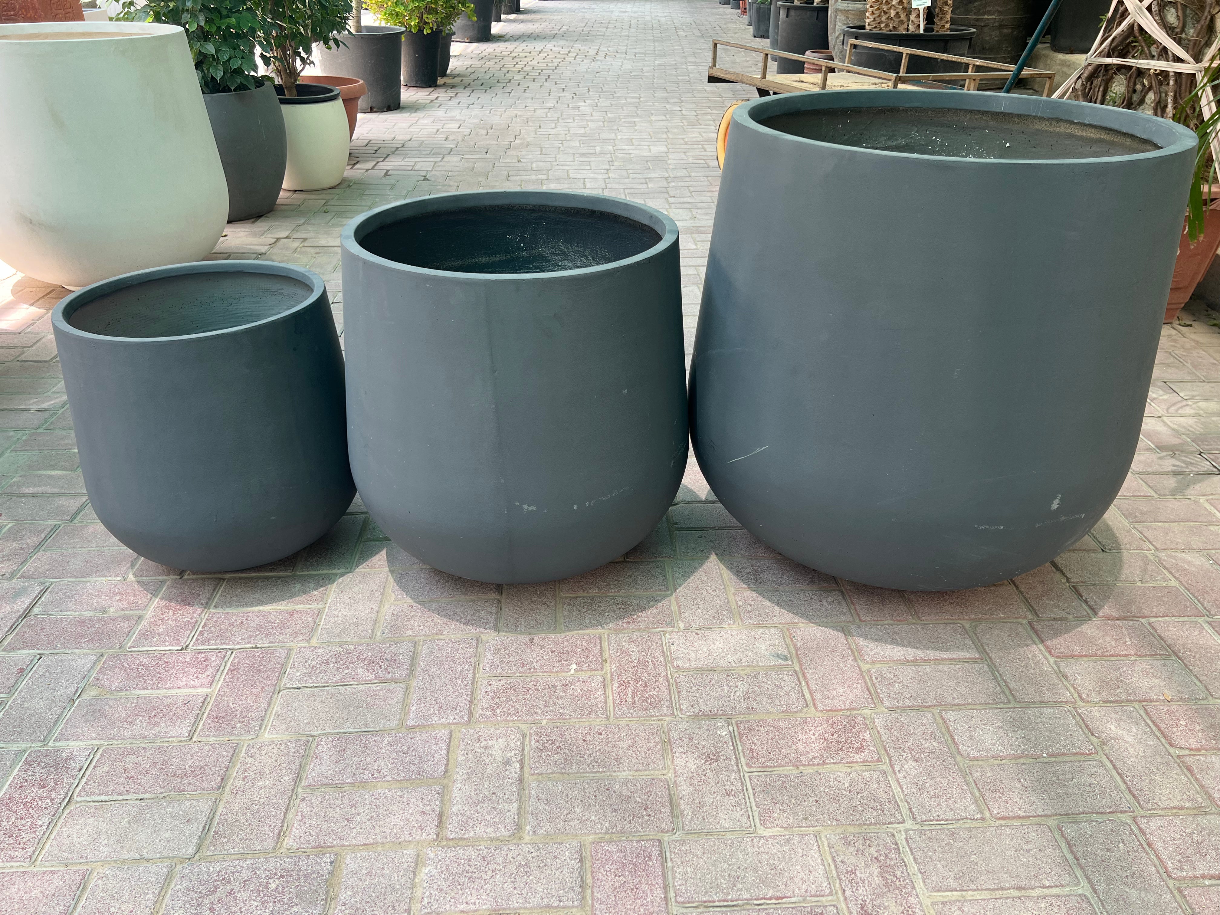 Modern Matte Grey Planter