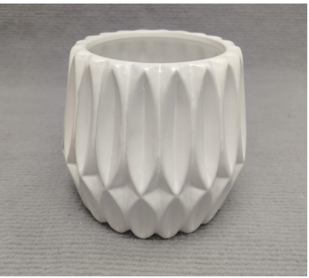 Ceramic Textured Table-Top Vase size 14 x 11.5