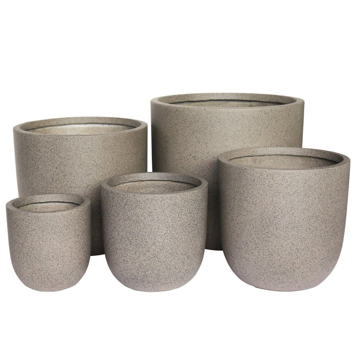 Fiber Clay Beige Pot